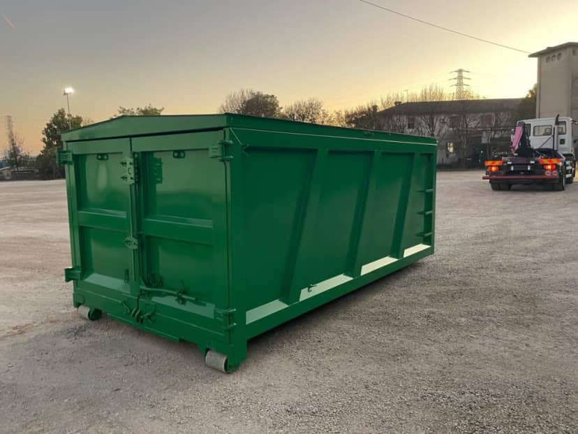 CONTAINER SCARRABILE NUOVO CON COPERCHIO PER INGOMBRANTI · 4,3 m · 12 m³ · Rif. 24-N-33 — foto 9 di 13