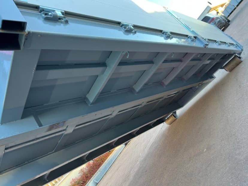 CONTAINER SCARRABILE NUOVO A PIANALE CON SPONDE IN TR1 · 4,2 m · 6 m³ · Rif. 24-N-48 — foto 8 di 9