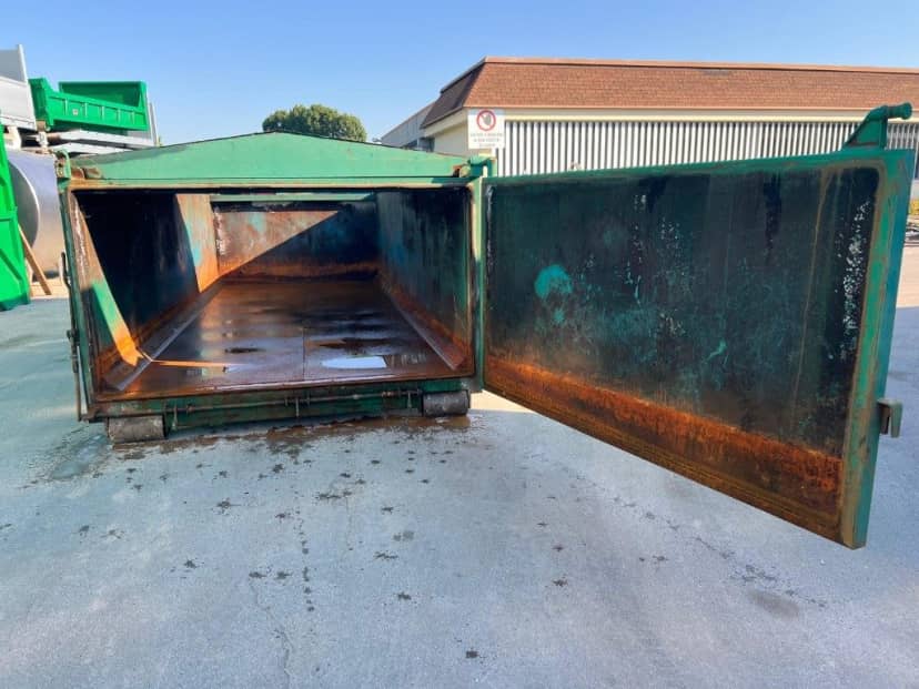 CONTAINER SCARRABILE USATO CON DUE TETTI SCORREVOLI PER INERTI · 6,2 m · 18 m³ · Rif. 26-U-64 — foto 8 di 8