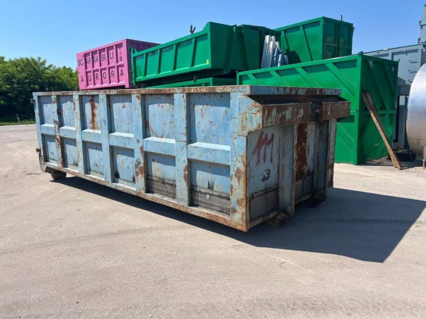 CONTAINER SCARRABILE USATO A CIELO APERTO PER INERTI · 5,8 m · 20 m³ · Rif. 26-U-66 — foto 4 di 6