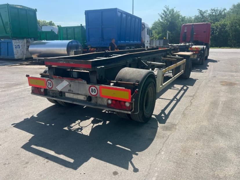 RIMORCHIO ZORZI 20R065 SCARRABILE RIBALTABILE PNEUMATICO
