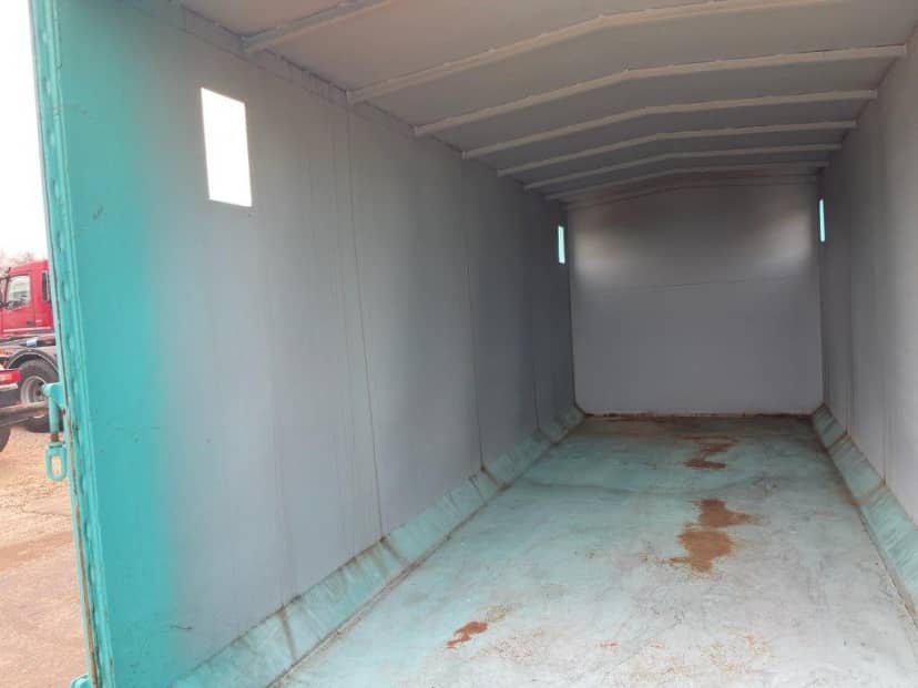 CONTAINER NUOVO SCARRABILE CON TETTO FISSO PER SEGATURA STAGNO · 6 m · 33 m³ · Rif. 23-N-09 — foto 12 di 13