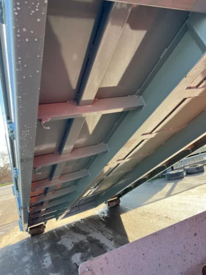 CONTAINER SCARRABILE NUOVO A PIANALE CON SPONDE IN TR1 RINFORZATO · 5,3 m · 9 m³ · Rif. 25-N-01 — foto 12 di 12