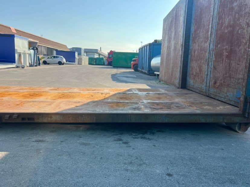 CONTAINER SCARRABILE USATO A CIELO APERTO PER INGOMBRANTI · 6,25 m · 34 m³ · Rif. 26-U-99 — foto 11 di 15