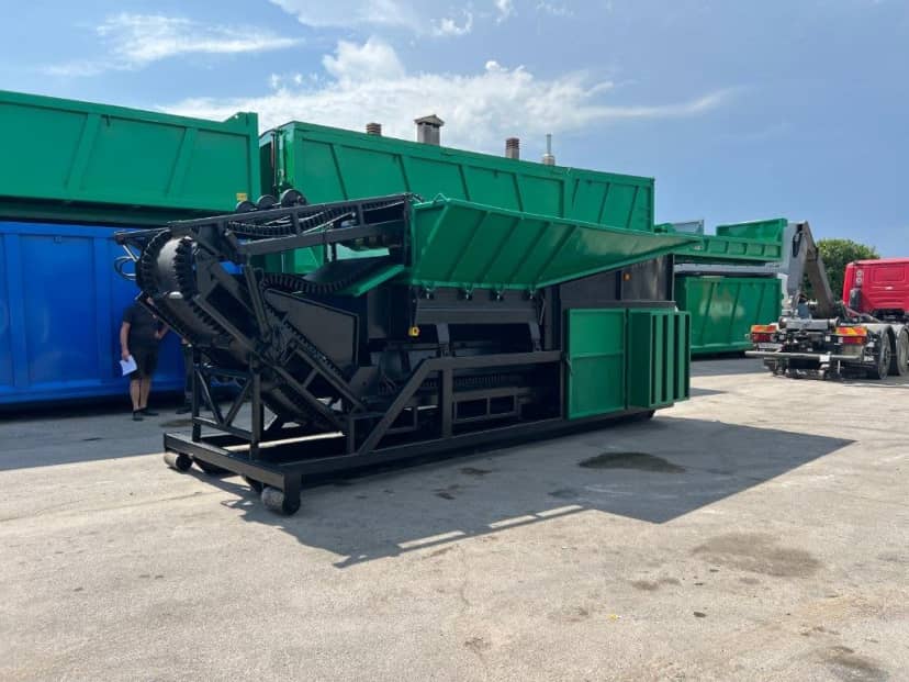 TRITURATORE USATO SCARRABILE BIALBERO PER LEGNAME O RIFIUTI INGOMBRANTI · 6,5 m · Rif. 26-U-103 — foto 12 di 15