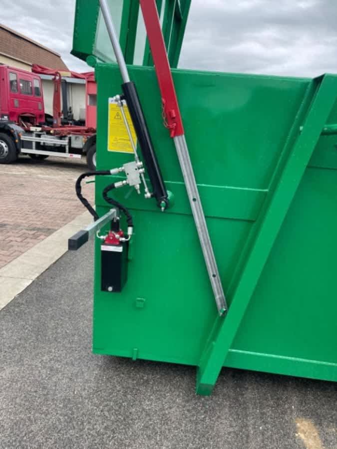 CONTAINER SCARRABILE NUOVO CON COPERCHIO PER INGOMBRANTI · 4,3 m · 12 m³ · Rif. 24-N-33 — foto 12 di 13
