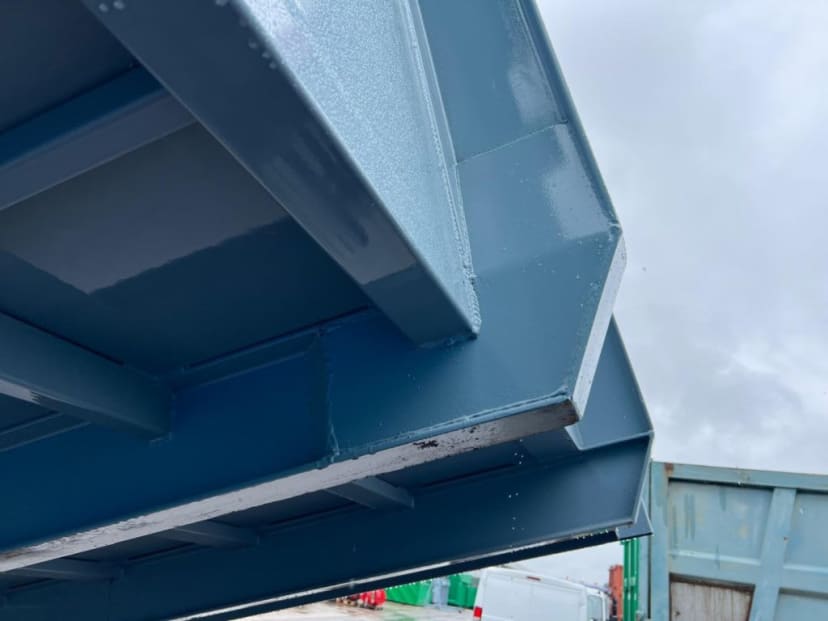 CONTAINER A PIANALE SENZA SPONDE CON CODA A ZERO PER CARICO MEZZI · 6,2 m · Rif. 22-N-39 — foto 16 di 16