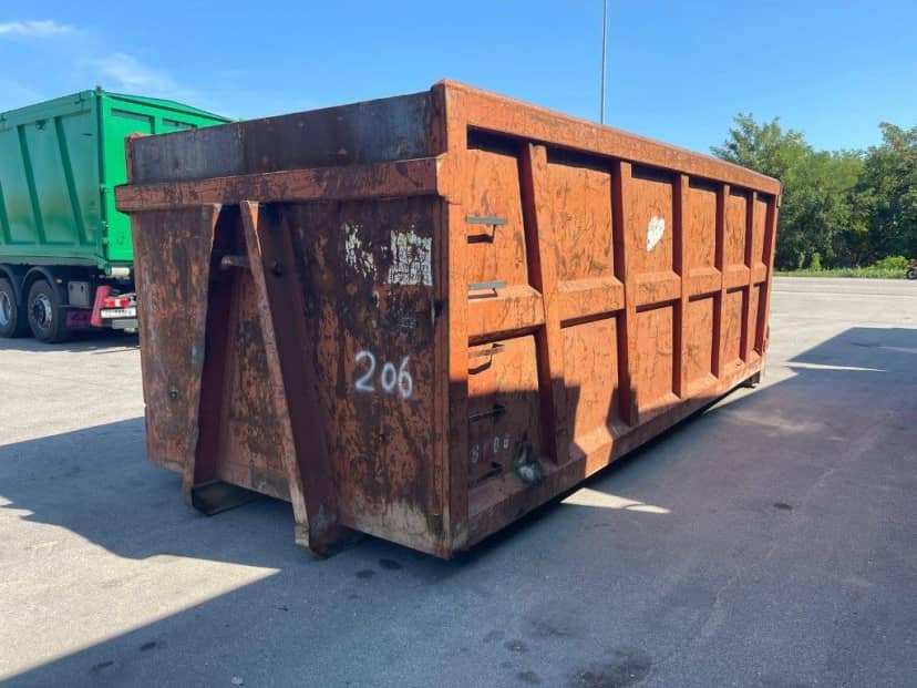 CONTAINER SCARRABILE USATO A CIELO APERTO PER INGOMBRANTI · 6,25 m · 31 m³ · Rif. 26-U-104