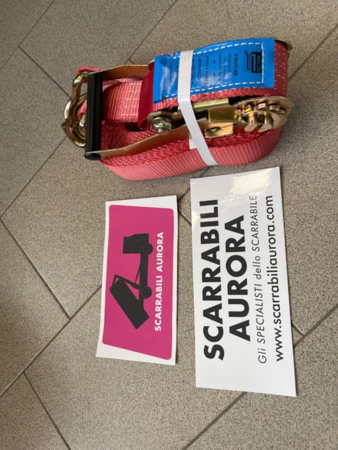 CINGHIA NUOVA PER SOLLEVAMENTO CARICHI PESANTI CON SISTEMA DI ANCORAGGIO — foto 3 di 3