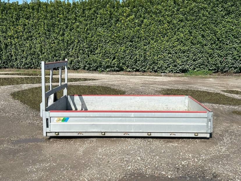 CONTAINER A PIANALE USATO SCARRABILE CON SPONDE IN ALLUMINIO TR5 · 3,16 m · Rif. 24-U-30 — foto 2 di 9
