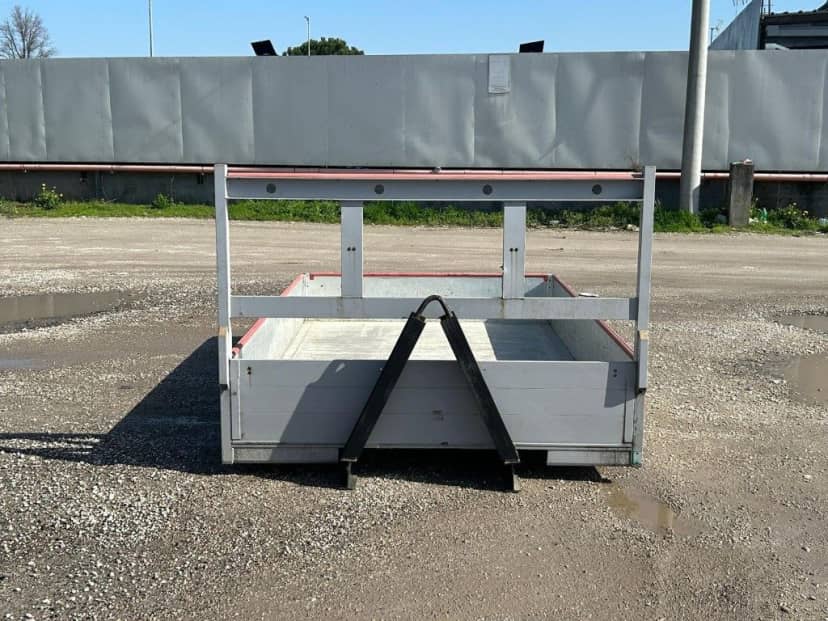 CONTAINER A PIANALE USATO SCARRABILE CON SPONDE IN ALLUMINIO TR5 · 3,16 m · Rif. 24-U-30 — foto 3 di 9
