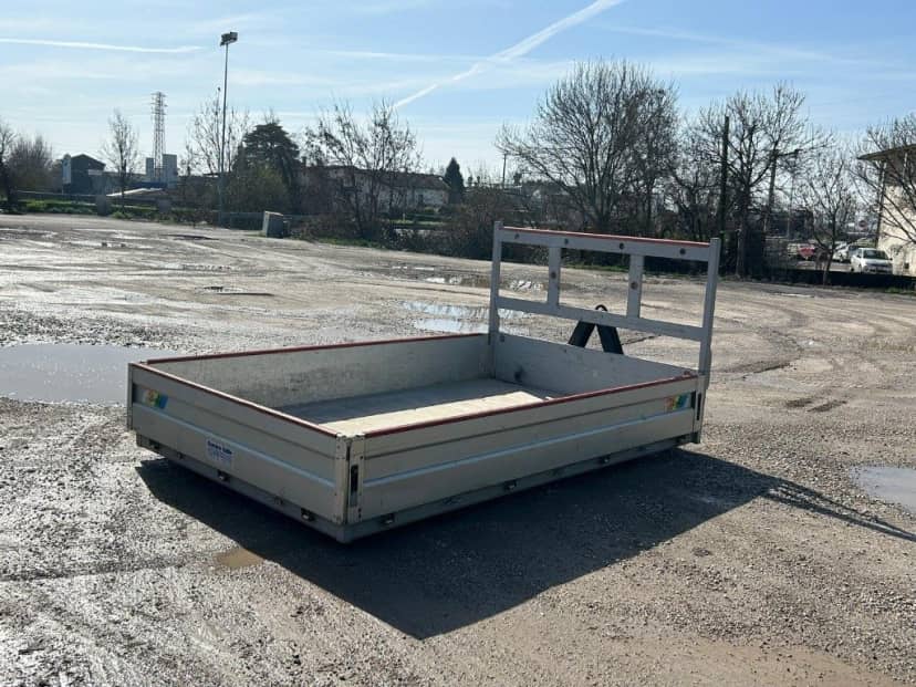 CONTAINER A PIANALE USATO SCARRABILE CON SPONDE IN ALLUMINIO TR5 · 3,16 m · Rif. 24-U-30 — foto 5 di 9