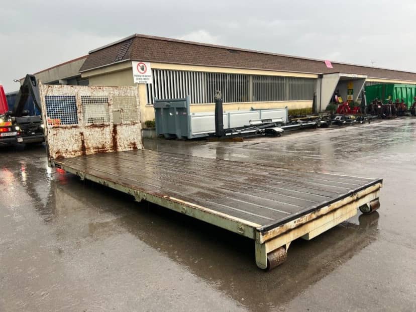 CONTAINER SCARRABILE USATO A PIANALE SENZA SPONDE · 6,6 m · Rif. 26-U-59 — foto 3 di 4
