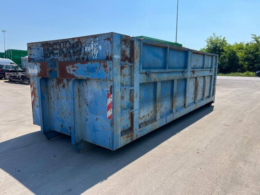 CONTAINER SCARRABILE USATO A CIELO APERTO PER INGOMBRANTI · 6,6 m · 25 m³ · Rif. 26-U-62