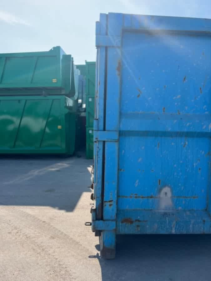 CONTAINER SCARRABILE USATO A CIELO APERTO PER INGOMBRANTI STAGNO · 6,3 m · 31 m³ · Rif. 26-U-45 — foto 6 di 10