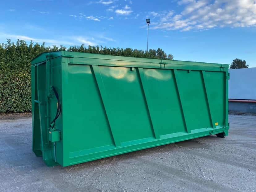 CONTAINER PER MATERIALI INGOMBRANTI CON COPERCHIO CON APERTURA · 6,25 m · 30 m³ · Rif. 22-N-58