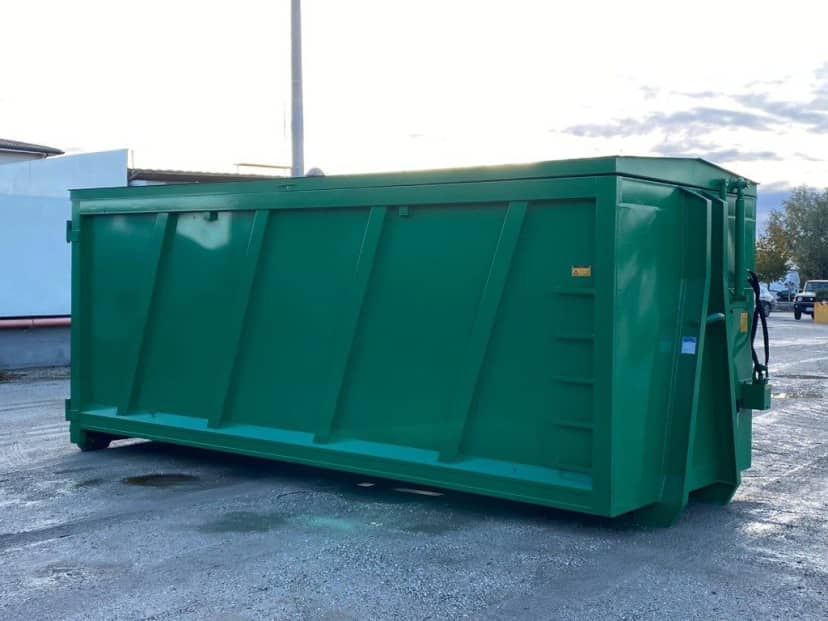 CONTAINER SCARRABILE NUOVO CON COPERCHIO PER INGOMBRANTI STAGNO · 6,25 m · 30 m³ · Rif. 24-N-20 — foto 2 di 7