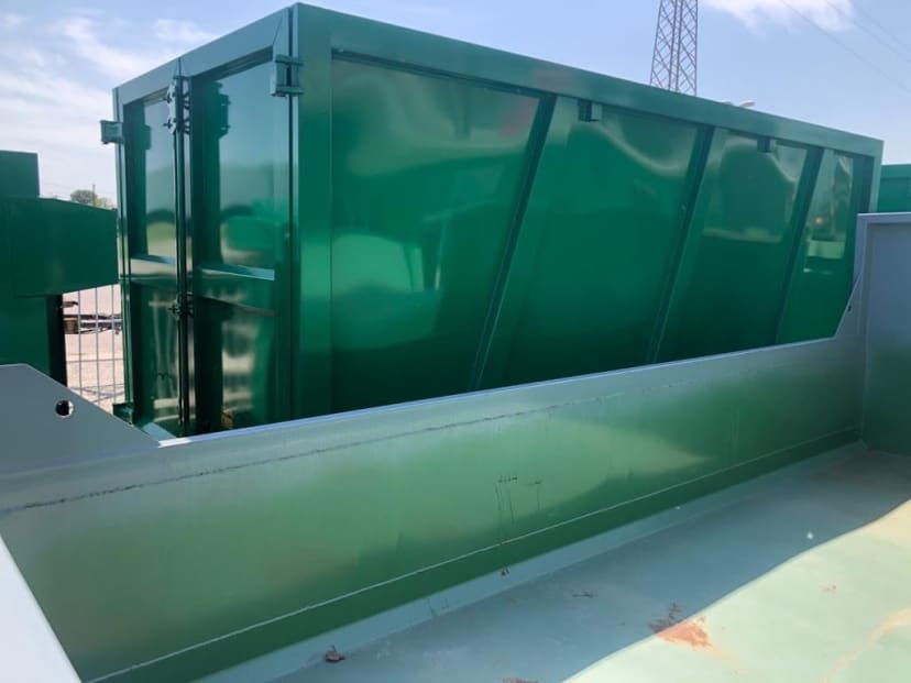 CONTAINER SCARRABILE NUOVO PER MATERIALI INGOMBRANTI A CIELO · 5,2 m · 17 m³ · Rif. 22-N-27