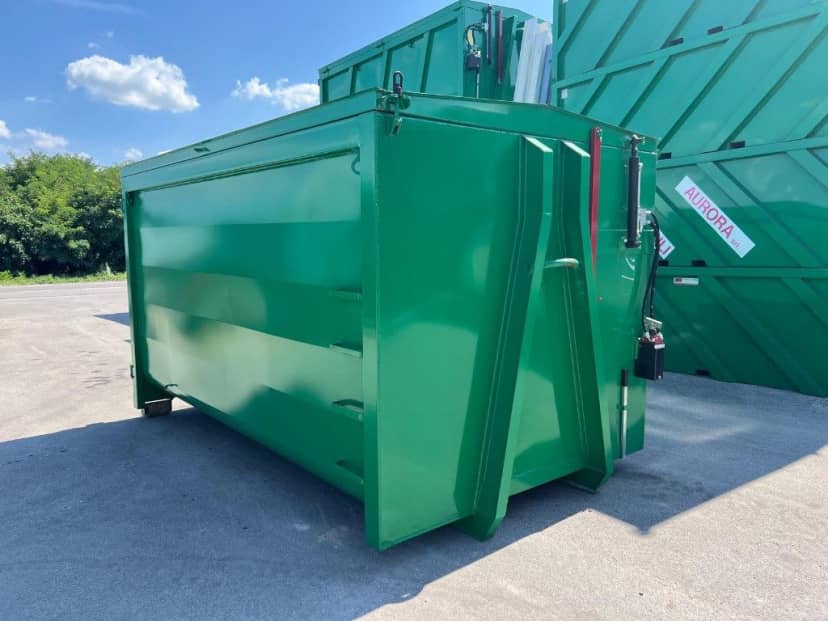 CONTAINER SCARRABILE NUOVO CON COPERCHOP PER INGOMBRANTI A VASCA · 4,2 m · 18 m³ · Rif. 25-N-35