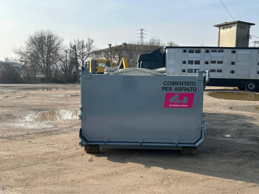 CONTAINER NUOVO PER INERTI PER ASFALTO COIBENTATO CON TELO · 6,25 m · 18 m³ · Rif. 23-N-60 — foto 9 di 9