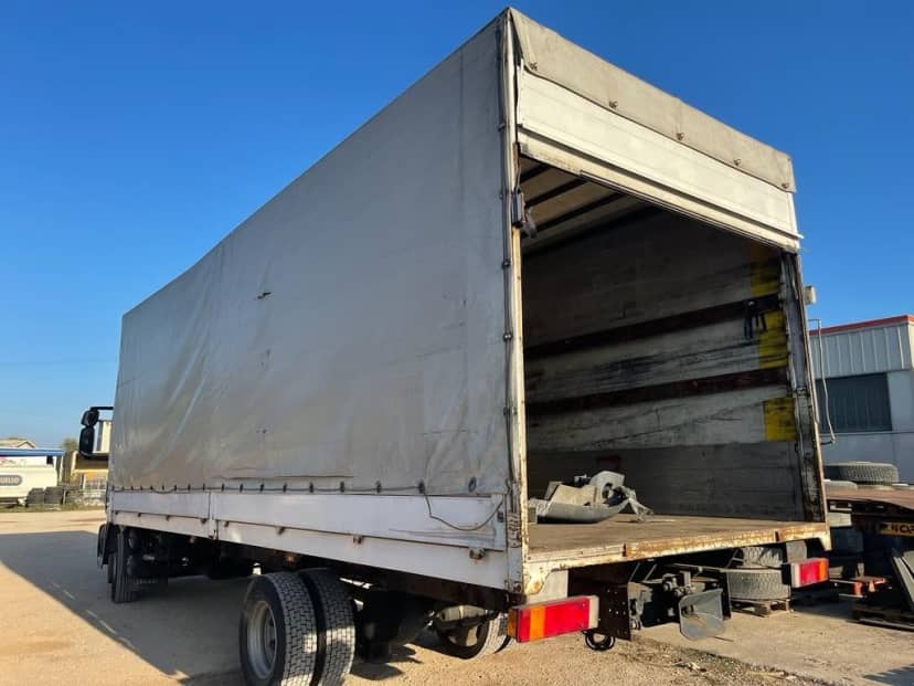 CONTAINER USATO CENTINATO NON SCARRABILE CON SPONDE IN ALLUMINIO TR1 · 7,2 m · Rif. 22-U-143