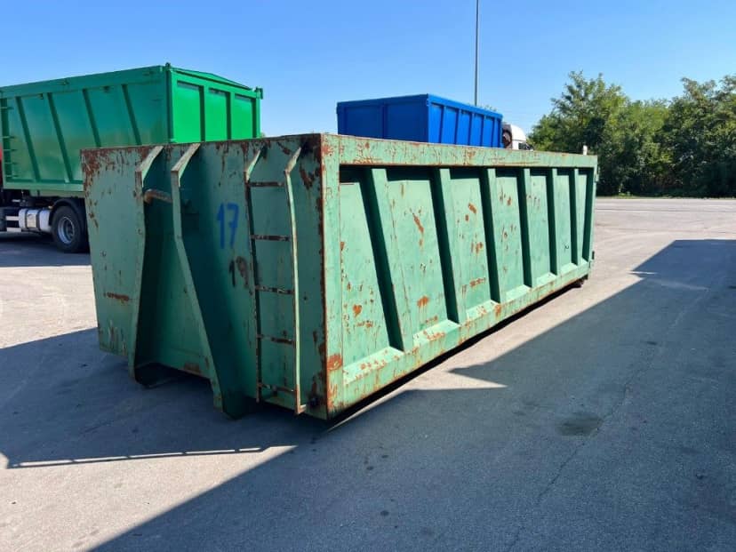 CONTAINER SCARRABILE SEMINUOVO A CIELO APERTO PER INGOMBRANTI · 6,25 m · 24 m³ · Rif. 26-U-111