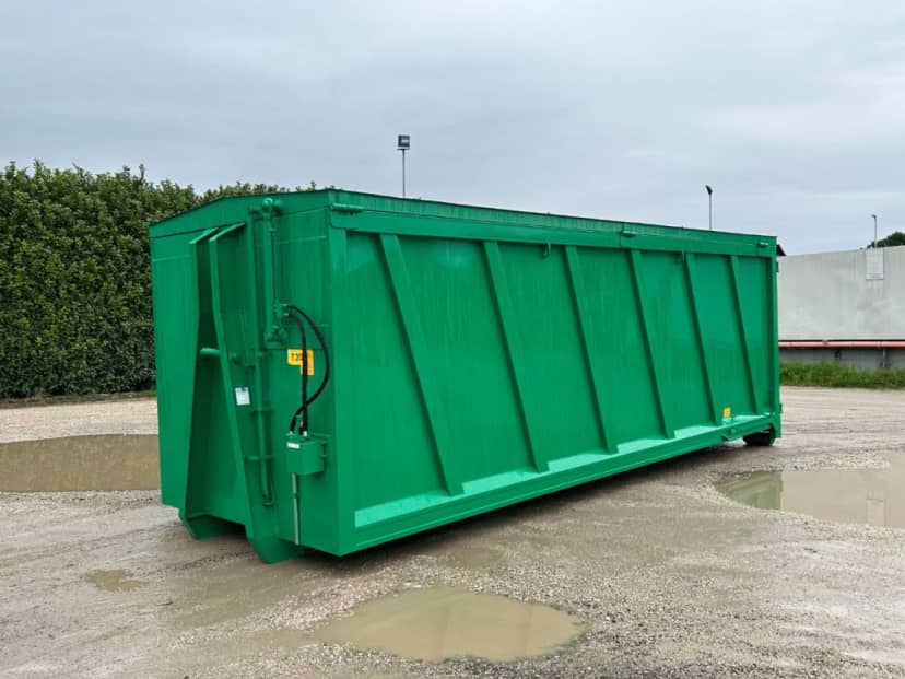 CONTAINER PER MATERIALI INGOMBRANTI CON COPERCHIO CON APERTURA · 7,25 m · 40 m³ · Rif. 22-N-67