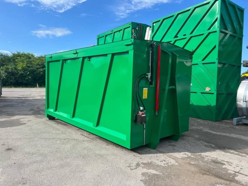 CONTAINER SCARRABILE NUOVO CON COPERCHIO IDRAULICO PER · 5,25 m · 26 m³ · Rif. 25-N-33