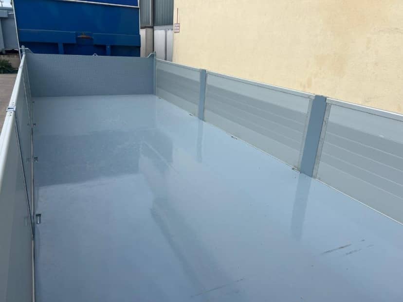 CONTAINER SCARRABILE NUOVO A PIANALE CON SPONDE IN TR5 · 7 m · 14 m³ · Rif. 26-N-06 — foto 3 di 7