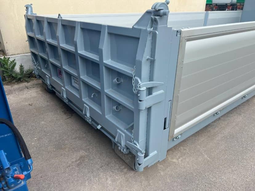 CONTAINER SCARRABILE NUOVO A PIANALE CON SPONDE IN TR5 · 7 m · 14 m³ · Rif. 26-N-06 — foto 5 di 7
