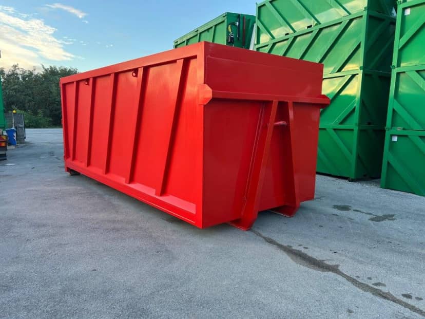 CONTAINER SCARRABILE NUOVO A CIELO APERTO PER INGOMBRANTI · 6,2 m · 30 m³ · Rif. 25-N-43