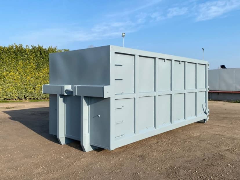 CONTAINER NUOVO SCARRABILE A CIELO APERTO PER INGOMBRANTI STAGNO · 6 m · 32 m³ · Rif. 22-N-115