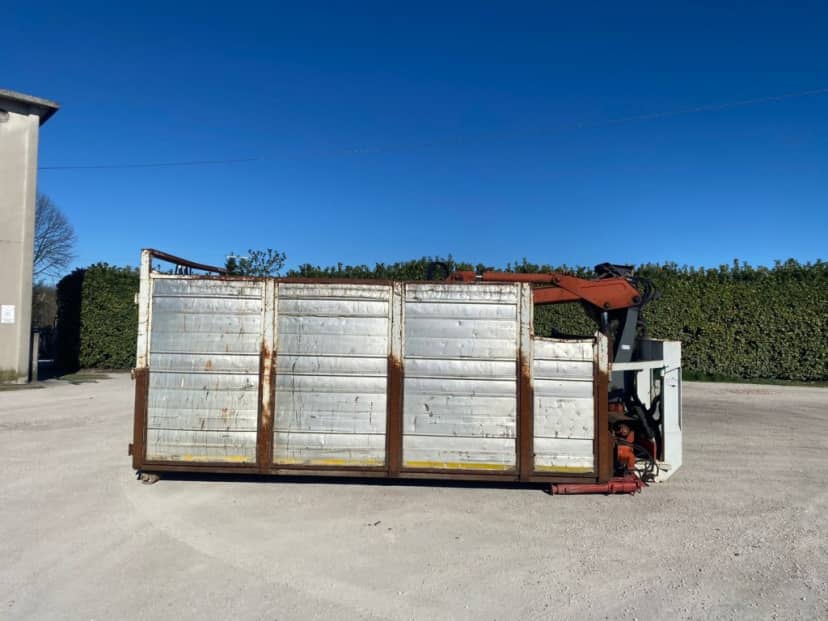 CONTAINER SCARRABILE USATO IN ALLUMINIO A CIELO APERTO CON APERTURA · 6 m · Rif. 22-U-52 — foto 9 di 19