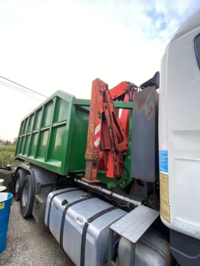 CONTAINER SCARRABILE USATO A CIELO APERTO PER INGOMBRANTI CON · 6,2 m · 30 m³ · Rif. 24-U-154 — foto 2 di 12