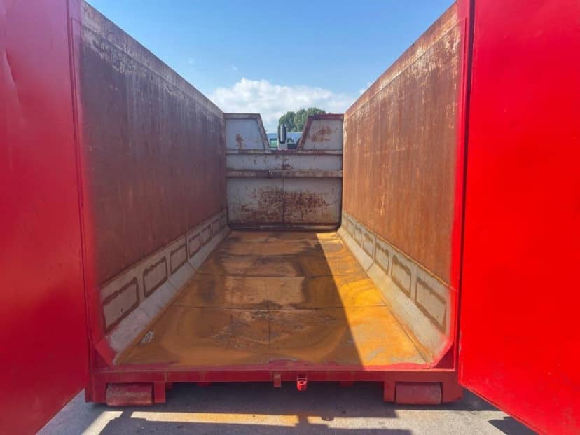 CONTAINER SCARRABILE USATO A CIELO APERTO PER INGOMBRANTI · 6,3 m · 34 m³ · Rif. 26-U-53 — foto 6 di 6