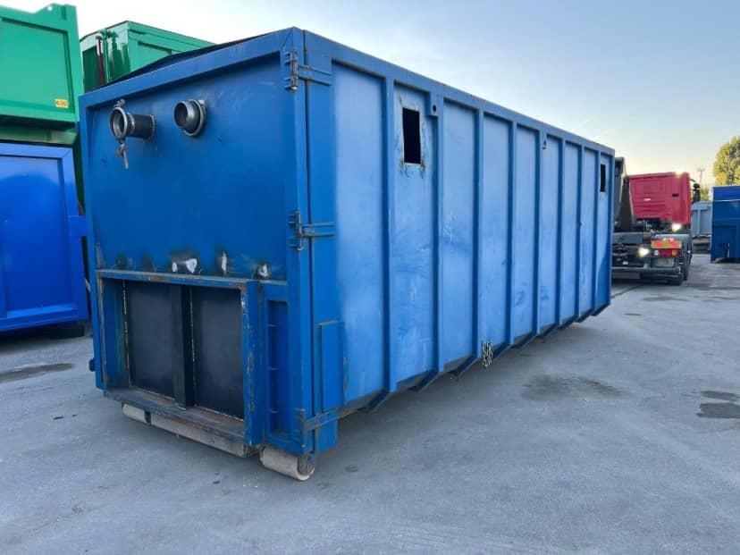 CONTAINER SCARRABILE USATO CON TETTO FISSO PER SEGATURA · 6,3 m · 38 m³ · Rif. 26-U-115 — foto 2 di 7