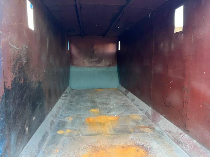 CONTAINER SCARRABILE USATO CON TETTO FISSO PER SEGATURA · 6,3 m · 38 m³ · Rif. 26-U-115 — foto 5 di 7