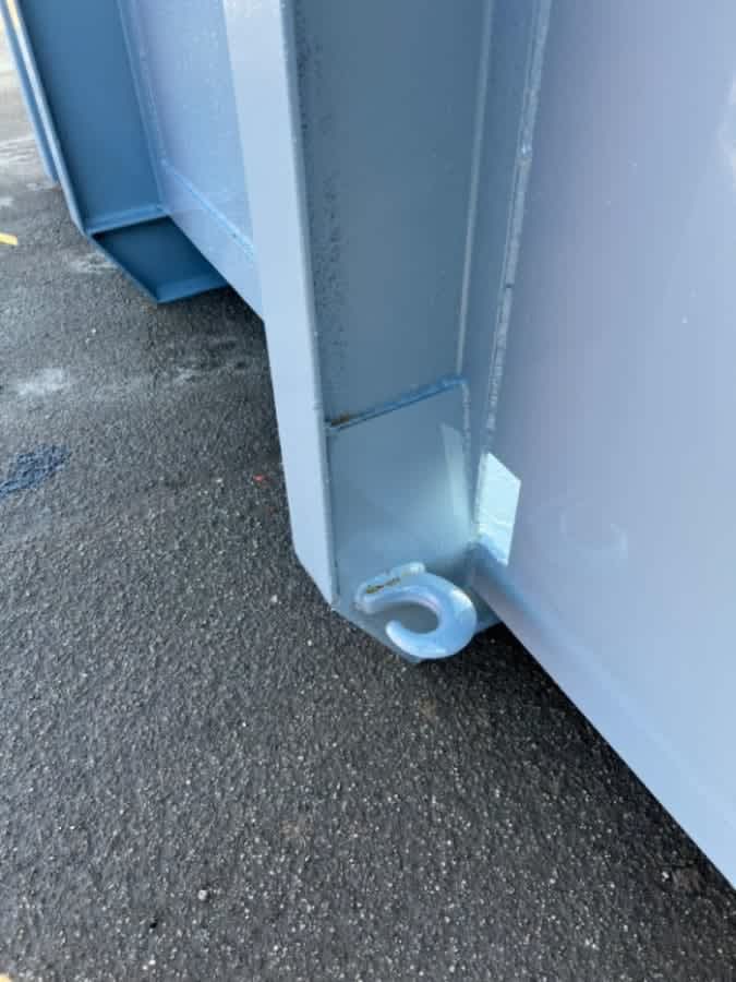 CONTAINER SCARRABILE NUOVO A PIANALE CON SPONDE IN TR1 RINFORZATO · 5,3 m · 9 m³ · Rif. 25-N-01 — foto 5 di 12