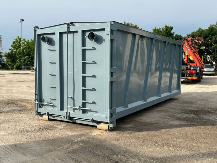 CONTAINER NUOVO SCARRABILE STAGNO CON TETTO FISSO PER SEGATURA · 6,25 m · 30 m³ · Rif. 23-N-29 — foto 6 di 8