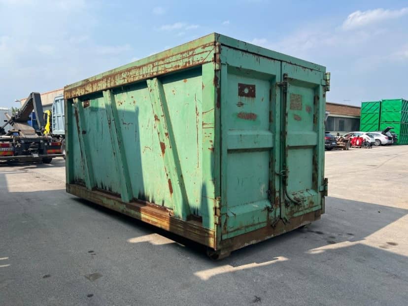 CONTAINER SCARRABILE USATO CON COPERCHIO PER INGOMBRANTI · 5 m · 25 m³ · Rif. 25-U-89 — foto 3 di 7