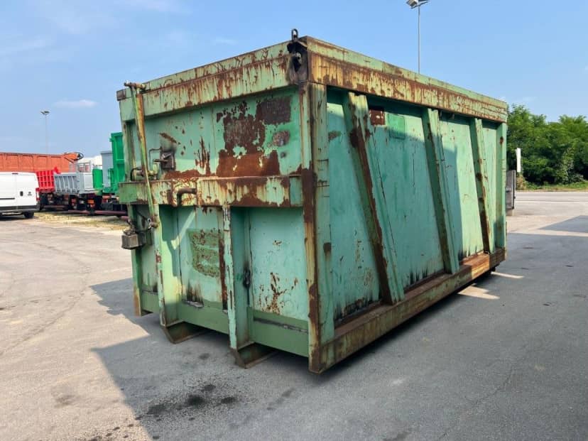 CONTAINER SCARRABILE USATO CON COPERCHIO PER INGOMBRANTI · 5 m · 25 m³ · Rif. 25-U-89 — foto 4 di 7