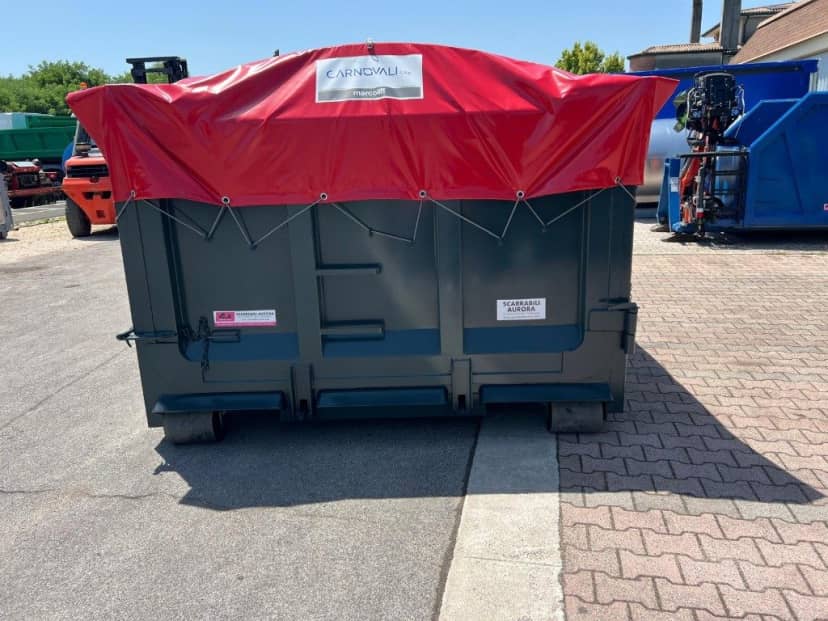 CONTAINER SCARRABILE NUOVO CAVA CANTIERE CON COPRI SCOPRI · 6,25 m · 18 m³ · Rif. 26-N-16 — foto 5 di 11
