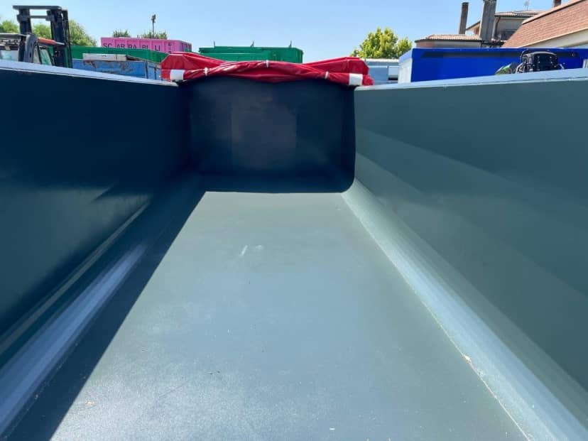 CONTAINER SCARRABILE NUOVO CAVA CANTIERE CON COPRI SCOPRI · 6,25 m · 18 m³ · Rif. 26-N-16 — foto 6 di 11