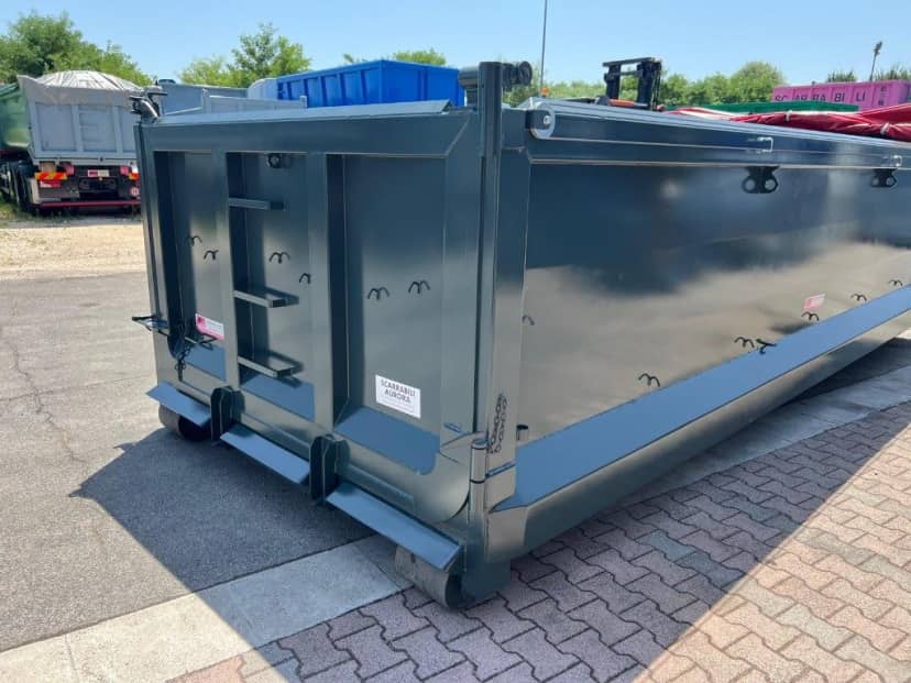 CONTAINER SCARRABILE NUOVO CAVA CANTIERE CON COPRI SCOPRI · 6,25 m · 18 m³ · Rif. 26-N-16 — foto 9 di 11