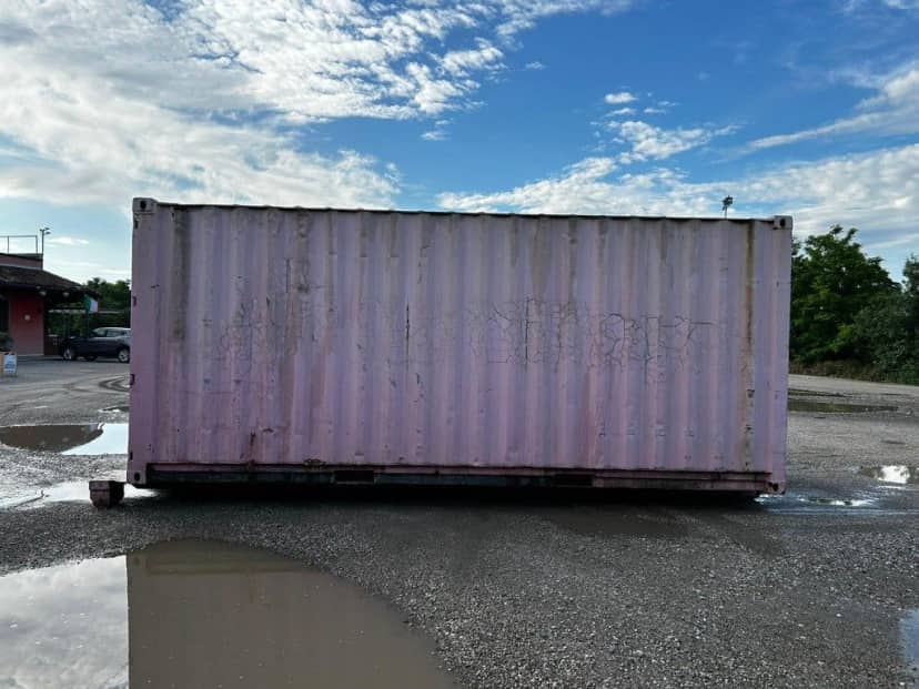 CONTAINER MARITTIMO USATO SCARRABILE CON APERTURA POSTERIORE E FONDO · 6 m · Rif. 24-U-89 — foto 6 di 12