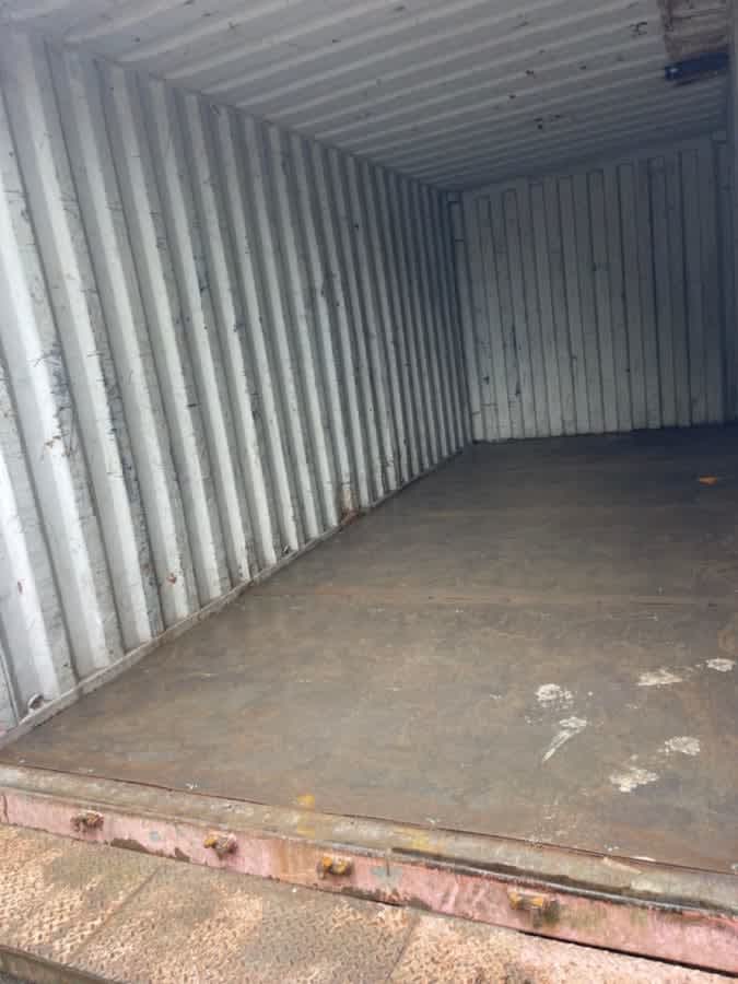 CONTAINER MARITTIMO USATO SCARRABILE CON APERTURA POSTERIORE E FONDO · 6 m · Rif. 24-U-89 — foto 10 di 12