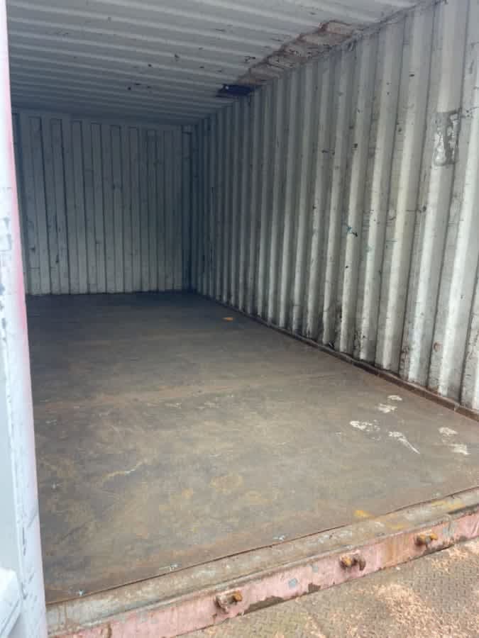 CONTAINER MARITTIMO USATO SCARRABILE CON APERTURA POSTERIORE E FONDO · 6 m · Rif. 24-U-89 — foto 11 di 12
