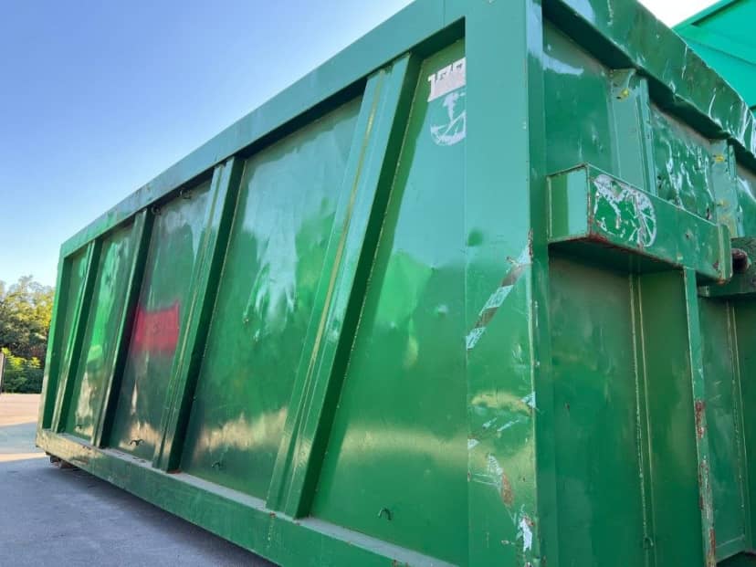 CONTAINER SCARRABILE USATO A CIELO APERTO PER INGOMBRANTI CON · 6,4 m · 33 m³ · Rif. 25-U-138 — foto 2 di 8