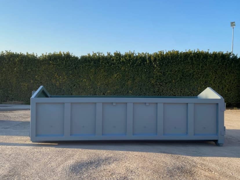 CONTAINER SCARRABILE NUOVO PER INERTI CON FONDO IN APPOGGIO E · 5,8 m · 16 m³ · Rif. 22-N-22 — foto 4 di 8