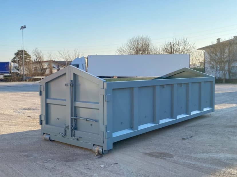 CONTAINER SCARRABILE NUOVO PER INERTI CON FONDO IN APPOGGIO E · 5,8 m · 16 m³ · Rif. 22-N-22 — foto 5 di 8